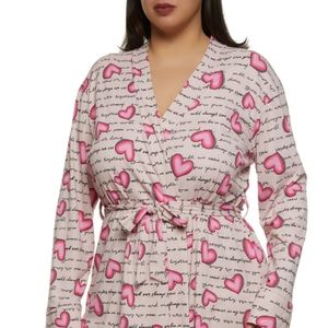 Hearts Robe Set